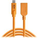 کابل Tether Tools CU5462RT Mini B USB 2.0 Right Angle Cable Adapter BLK 30cm