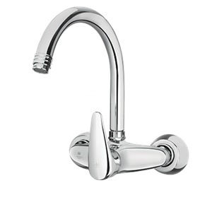 شیر ظرفشویی دیواری ایران نوید مدل شقایق کروم