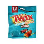 شکلات توئیکس کارامل نمکی بسته 12 تایی twix minis