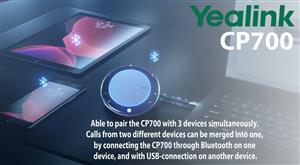 اسپیکرفون هوشمند سالن کنفرانس یالینک مدل CP700 Yealink speakerphone 