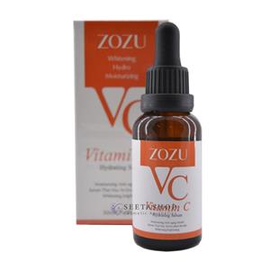 سرم پوست روشن کننده و ضد چروک ویتامین سی 30 میل Zozu Serum زوزو مدل VC 