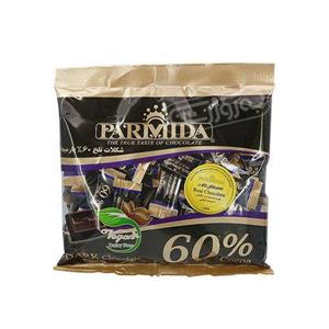 پارمیدا | شکلات تلخ 60 درصد پاکتی | 220 گرم