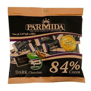 پارمیدا | شکلات تلخ 84 درصد پاکتی | 220 گرم 