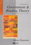 Government and Binding Theory Second Edition