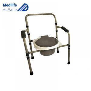 توالت مبله تاشو سطلی قیفی قابل تنظیم در ارتفاع ایبکا