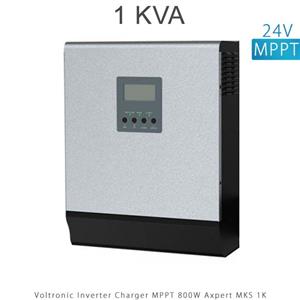 اینورتر شارژر 1KVA و 24V سری MPPT تمام سینوسی مدل Axpert MKS 1K برند Voltronic 