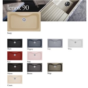 سینک گرانیتی مکاپا مدل Lenox 90