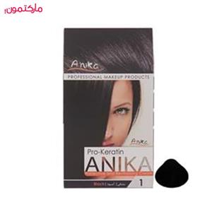 کیت رنگ مو آنیکا سری Pro Keratin مدل Natural شماره 1 Anika Pro Keratin Natural Hair Color Kit 1