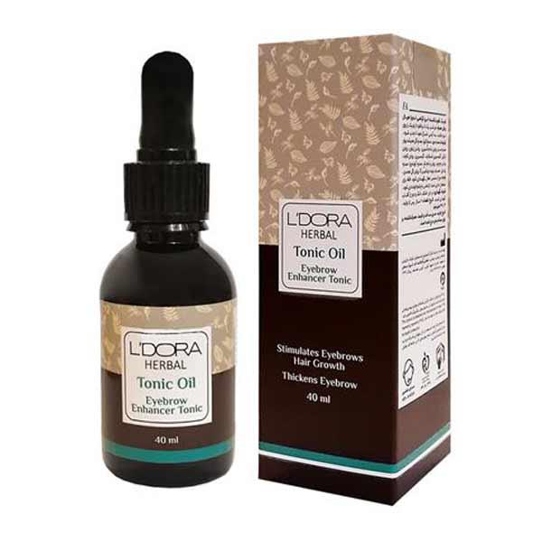 تونیک تقویت کننده ابرو گیاهی لدورا هربال ۴۰ میلی لیتر