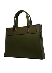 کیف زنانه آلفا مدل 5035 رنگ یشمی