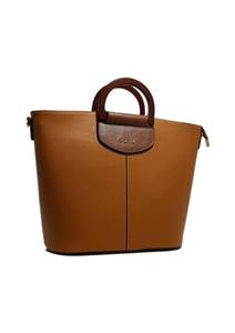 کیف زنانه آلفا مدل 5086 رنگ عسلی