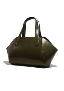 کیف زنانه آلفا مدل 5055 رنگ یشمی