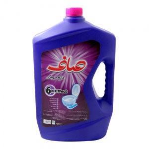 مایع جرم گیر آنتی باکتریال آبی صاف وزن 3200 گرم Saf Antibacterial And Descaling Solution 3200g