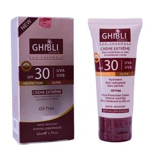 کرم ضد افتاب رنگی روشن جیبلی ghibili spf 30 