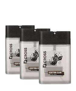 عطر جیبی مردانه کراس Cross مدل The Cotton Club حجم 45 میلی‌لیتر بسته 3 عددی