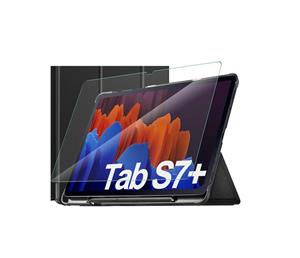 محافظ صفحه نمایش سامسونگ Samsung Galaxy Tab S7 Plus T975 Glass Screen Protector For Samsung Galaxy Tab S7 Plus SM-T975