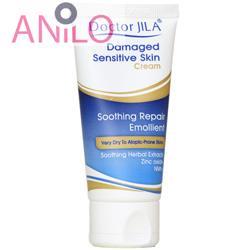 کرم مرطوب کننده پوست حساس و آسیب دیده دکتر ژیلا حجم 50 میل
