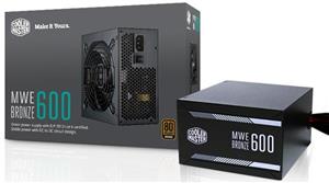 پاور کولر مستر MWE Bronze 600W Power Supply پاور کولرمستر مدل ام دبلیو ای برنز با توان 600 وات