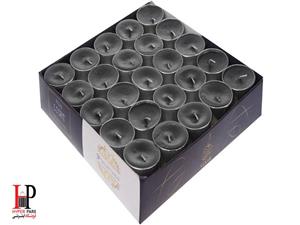 شمع وارمر یانار مشکی مدل Tealight بسته 100 عددی