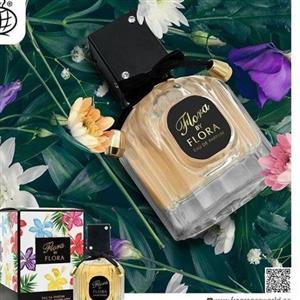 عطر ادکلن زنانه گوچی فلورا فراگرنس ورد مارکویی کالکشن کد 120 (Fragrance world Marque Gucci Flora by Gucci) حجم 25 میل