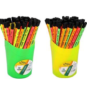 مداد مشکی 3 گوش نئون لوکی (looky)