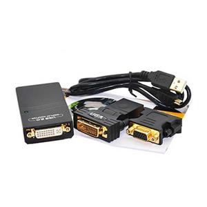 کابل تبدیل یو اس بی به DVI/HDMI/VGA +audio بافو BF-4917 BAFO Bafo BF-4917 USB 2.0 To DVI/HDMI/VGA with Audio Converter
