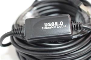 کابل افزایش USB فرانت مدل FN-U2CF100 به طول 10 متر  Faranet FN-U2CF100 USB Extension Cable 10m Faranet USB2.0 Active Extension cable 10m