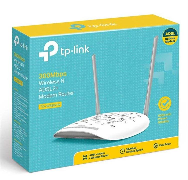TP-LINK TD-W8961N ADSL2 Plus Wireless N300 Modem Router