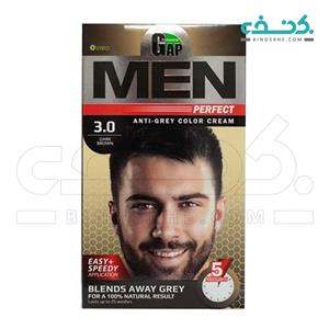 کیت رنگ موی مردانه گپ Gap قهوه‌ای تیره شماره 3.0 