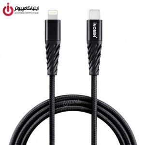 کابل Cable Inoben Braided TypeC to lightning black 70101 