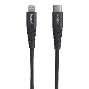 کابل Cable Inoben Braided TypeC to lightning black 70101 