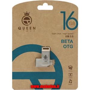 فلش مموری 16 گیگابایت کوئین تک مدل BETA OTG USB2.0