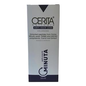 شامپو ضد ریزش موهای خشک سریتا Cerita مدل Minuta حجم 200 میلی‌لیتر Cerita Minuta Anti Hair Loss Volumizing Shampoo For Dry Hair 200ml