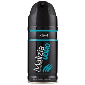 اسپری دئودورانت مردانه مالیزیا مدل Aqua حجم 150 میل