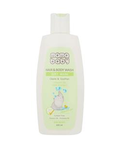 شامپو سر و بدن نوزاد ماما بیبی Mama Baby مدل Soft Wash حجم 200 میلی‌لیتر Mama Baby Hair And Body Wash Shampoo For Baby 200ml