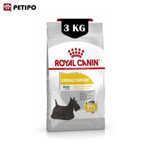 غذای خشک سگ مینی درماکامفورت با پوست و موی حساس رویال کنین Royal Canin Mini Dermacomfort وزن 3 کیلوگرم 