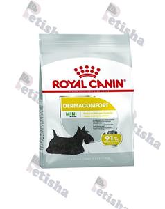 غذای خشک سگ مینی درماکامفورت با پوست و موی حساس رویال کنین Royal Canin Mini Dermacomfort وزن 3 کیلوگرم 