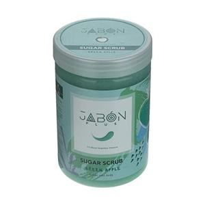 اسکراب شکری لایه بردار پوست ژبن پلاس مدل Green Apple وزن 900 گرمی