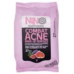 دستمال مرطوب پاک کننده آرایش نینو مدل Combat Acne  بسته 27 عددی