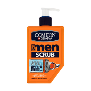 ژل آبرسان بعد از اصلاح آقایان اسکراب کامان 260 میلی لیتر Comeon scrub After Shave For Men 260ml