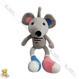 عروسک موش 35 سانت صورتی آبی