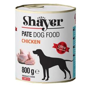 کنسرو سگ شایر با طعم مرغ Chicken وزن 800 گرمی