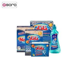 مجموعه مواد شوینده ماشین ظرفشویی 5 عددی ناتار کد 6 Natar 5 pieces Detergents For Dishwashers Bundle Code 6