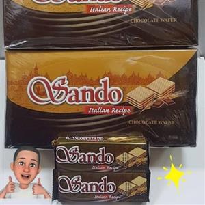 ویفر شکلاتی ساندو بسته 24 عددی Sando Italian 