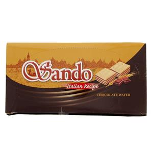 ویفر شکلاتی ساندو بسته 24 عددی Sando Italian 