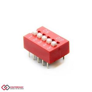دیپ سوئیچ 5 کلیدی DS1040-05RN