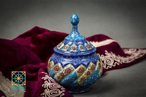 قندان کوچک میناکاری کد 27