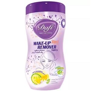 دستمال مرطوب پاک کننده آرایش دافی مدل 5IN1 بسته 70 عددی