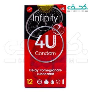 کاندوم اینفینیتی 4U Infinity فور یو 12 عددی 