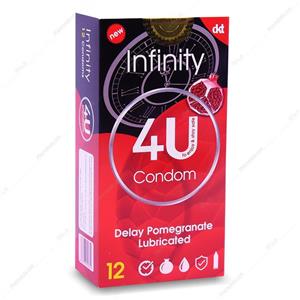 کاندوم اینفینیتی 4U Infinity فور یو 12 عددی 